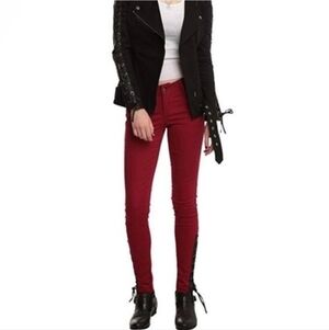 Red Joan Jett Tripp pants Goth Punk Steampunk New